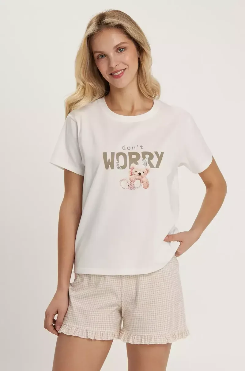 Піжама жіноча DON`T WORRY молочна ELLEN
