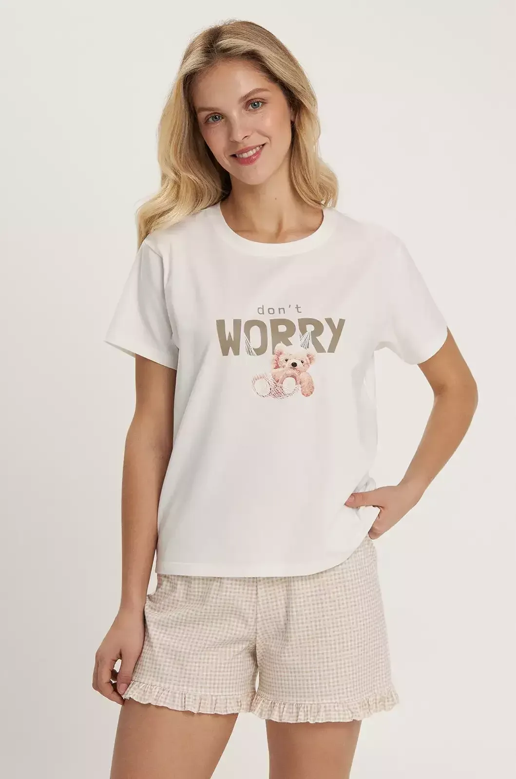 Піжама жіноча DON`T WORRY молочний ELLEN