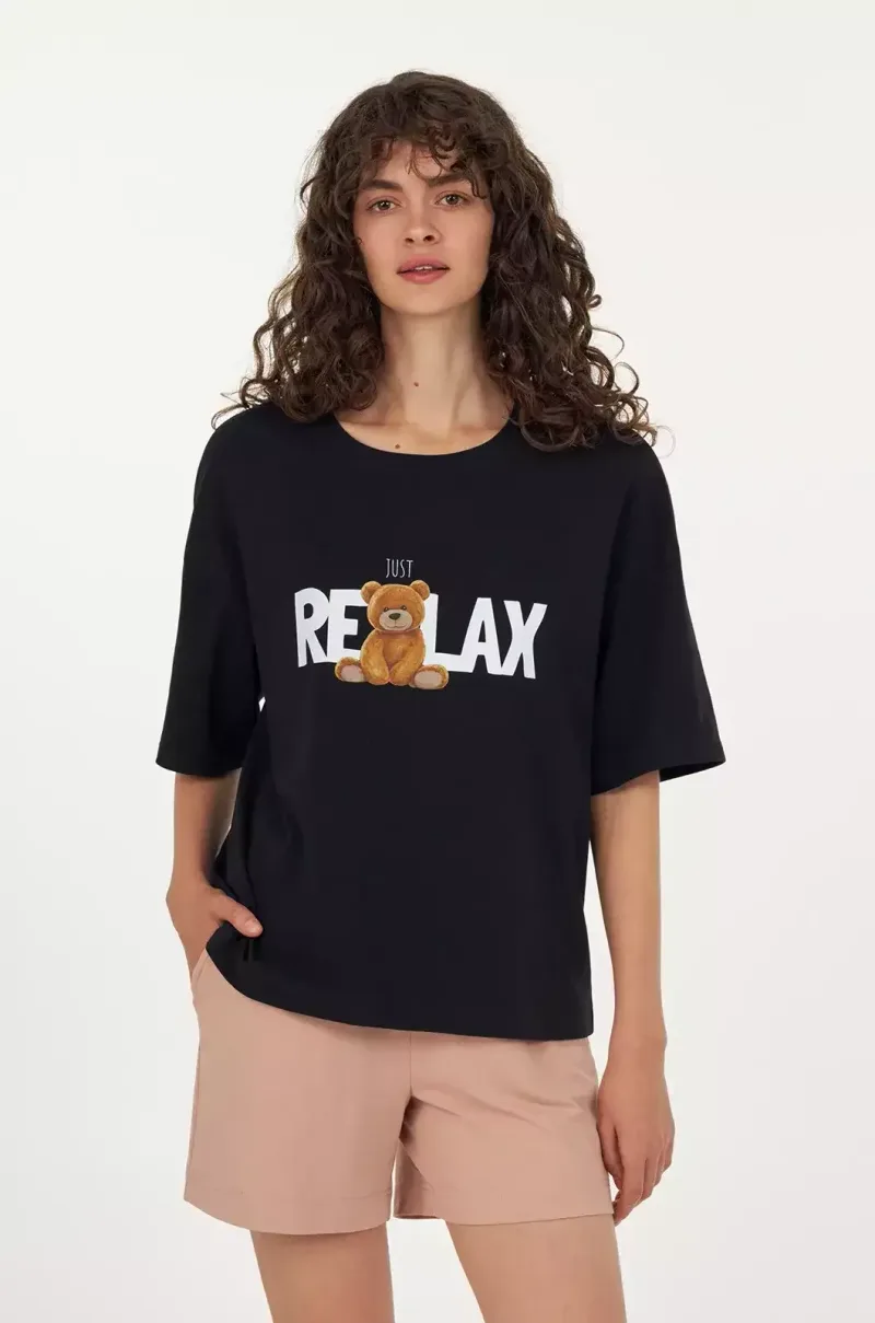 Піжама жіноча JUST RELAX чорна ELLEN