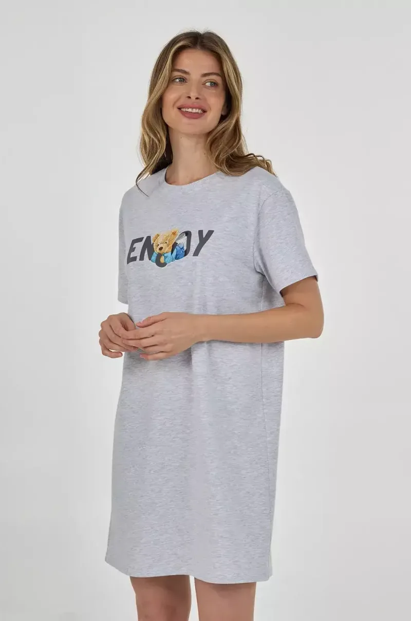 Сорочка нічна жіноча ENJOY сіра ELLEN